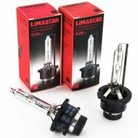 Lima D2S Xenon Burner 6000K 2 x Replacement Lamps for Audi Cold White