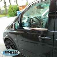 Stainless Steel Window Chrome For Mercedes Vito, V Class W447 Since 2014- 2tlg