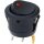 Black toggle switch ON OFF 12 24 V volt car red illuminated