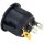 Black toggle switch ON OFF 12 24 V volt car red illuminated