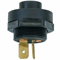 Start Knopf Button Taster Schalter 12 24 V Volt Auto KFZ schwarz rund Retro