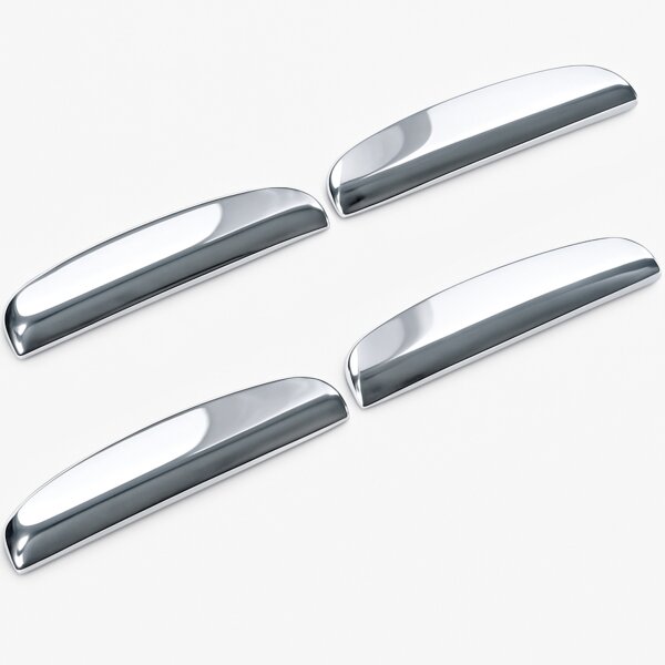 Chrome Stainless Steel Door Handle Caps Blinds for Hyundai Getz 4 Piece