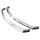 Stainless Steel Grille Trim Chrome for VW Crafter II Year from 2017- 4-tlg Set