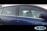 Chrom Fensterleisten Zierleisten aus V2A 4tlg passend f&uuml;r Ford Ranger TKE 4trg ab 2012