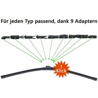 SCHEIBENWISCHER VORNE kompatibel für PEUGEOT 307 |...