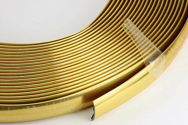 SCHWARZE Zierleiste 4mm x15m selbstklebend universal für Auto Goldleiste Kontur