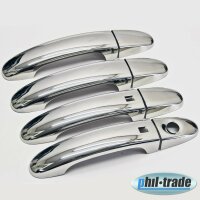 Chrome door handles covers stainless steel for Ford Mondeo IV | BA7 | 2006-2014 | keyless