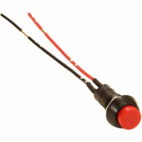 Push button switch 12 24 V volt car black red round push button switch